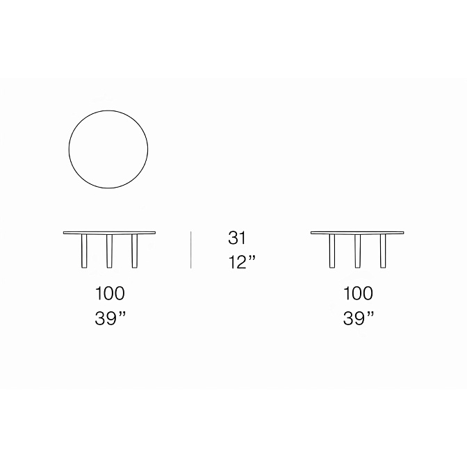 Журнальный столик Paola lenti Elio - фото-4 | interior market