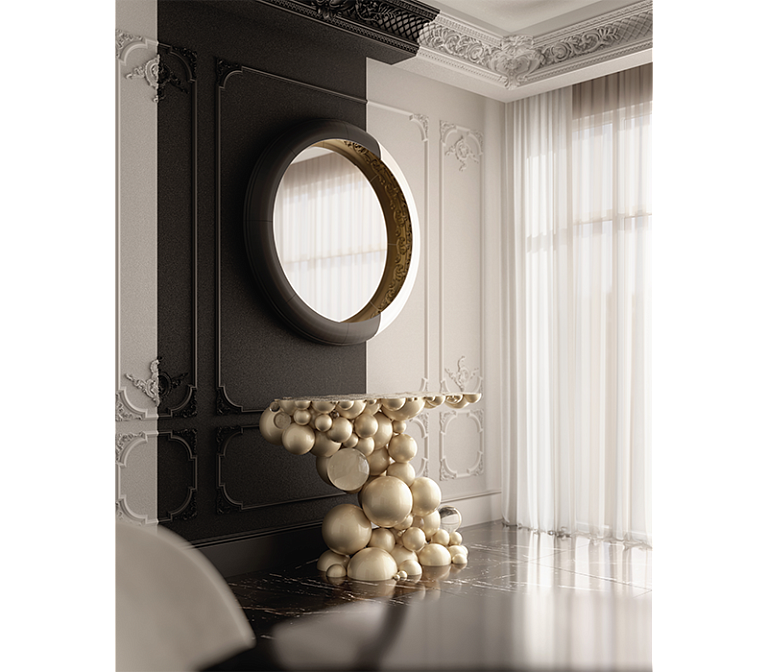 Консоль  Boca do Lobo Newton Gold Console - фото-8 | interior market