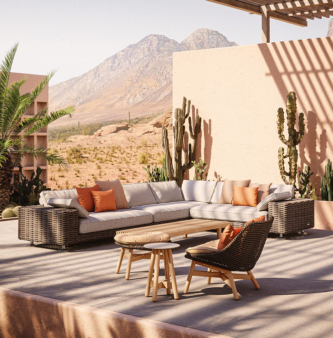 Модульный диван Dedon PAROS - фото-3 | interior market