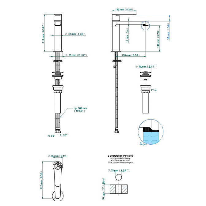 Смеситель для раковины THG ZOOM.12 - фото-2 | interior market