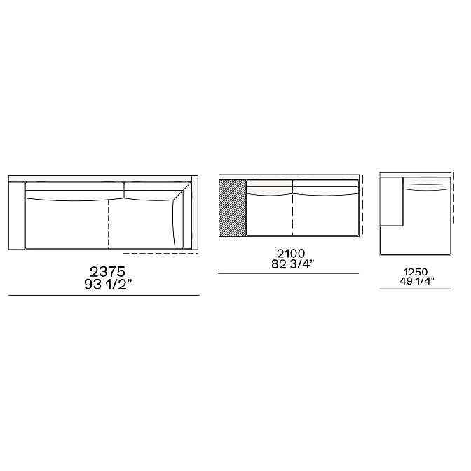 Угловой диван Poliform Mondrian - фото-2 | interior market