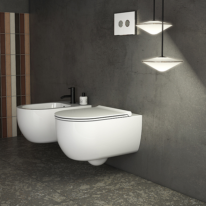 Унитаз подвесной Globo Ceramica MODE  - фото-2 | interior market