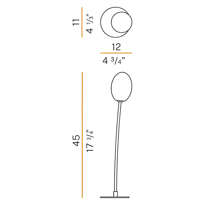 Настольная лампа Panzeri RORIS - фото-3 | interior market