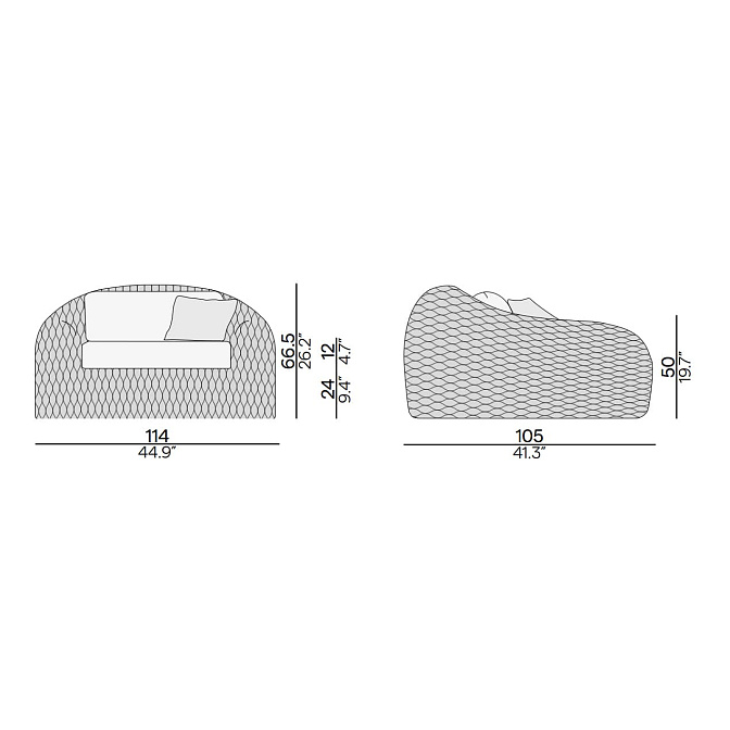 Кресло для улицы Manutti Kobo - фото-5 | interior market