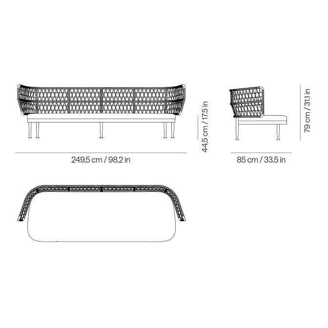 Диван для улицы Point1920 Curio - фото-7 | interior market