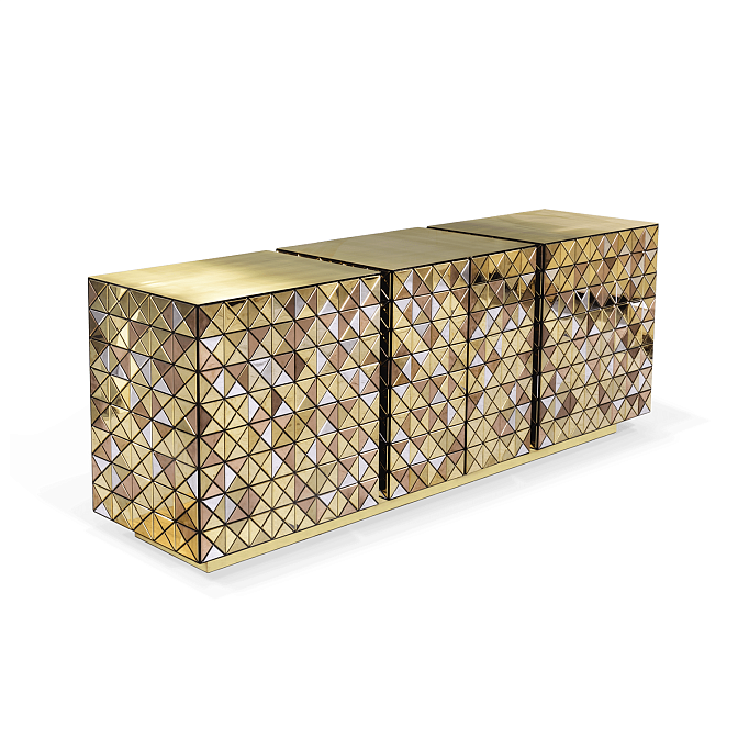 Комод Boca do Lobo Pixel Anodized - фото-2 | interior market