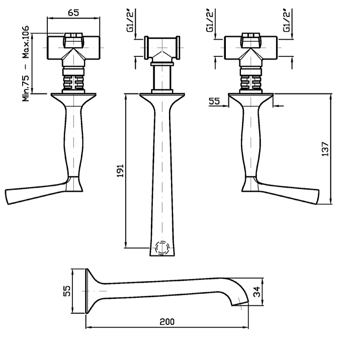Смеситель для раковины Zucchetti  - фото-2 | interior market