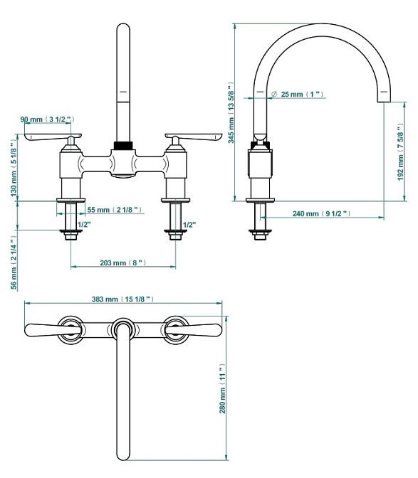 Смеситель для раковины THG Dean - фото-3 | interior market