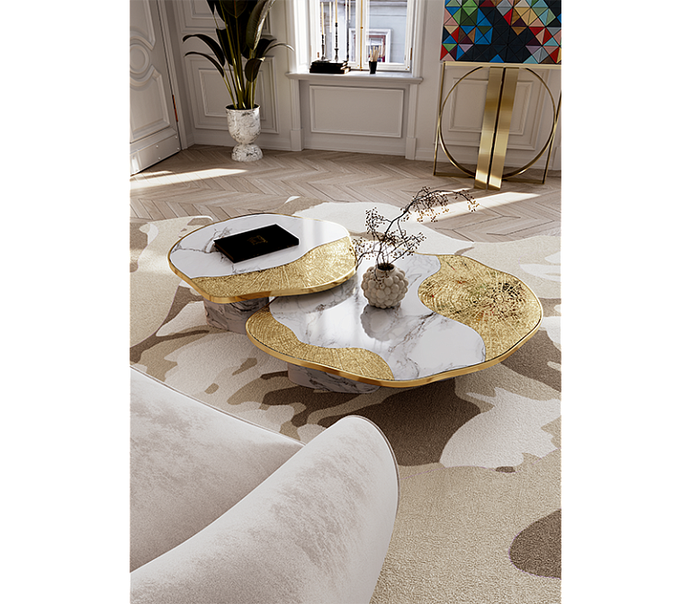 Журнальный столик Boca do Lobo Ophelia Calacatta Marble Center Table - фото-5 | interior market