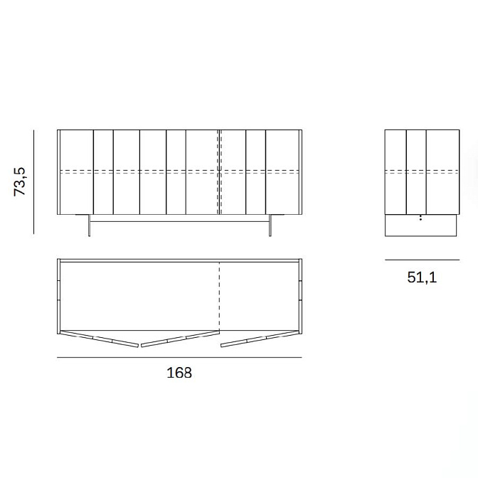 Комод Novamobili Stripe - фото-7 | interior market