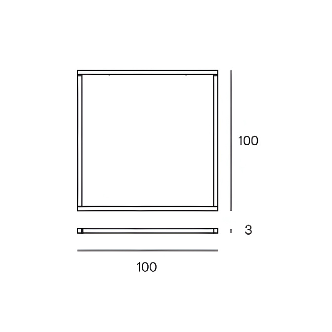 Потолочный светильник  Lumen Center Frame - фото-4 | interior market