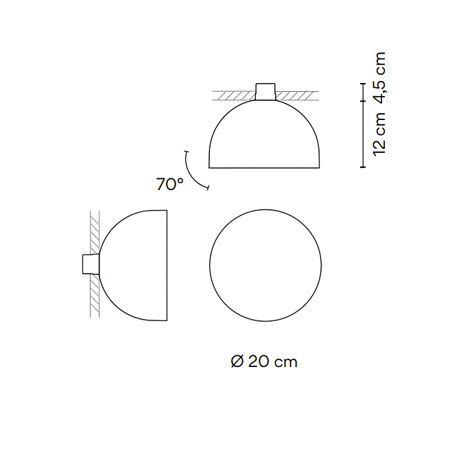 Потолочный светильник  Vibia Plusminus solo - фото-2 | interior market