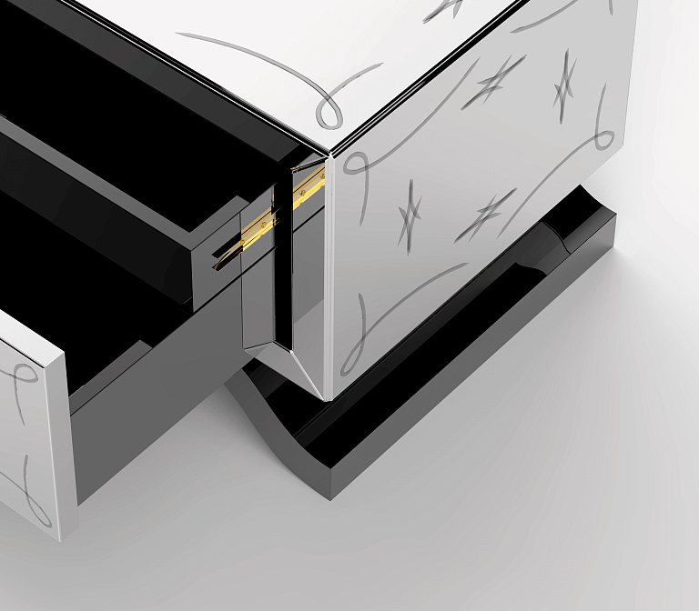Прикроватная тумба Boca do Lobo Metropolitan Nightstand - фото-2 | interior market