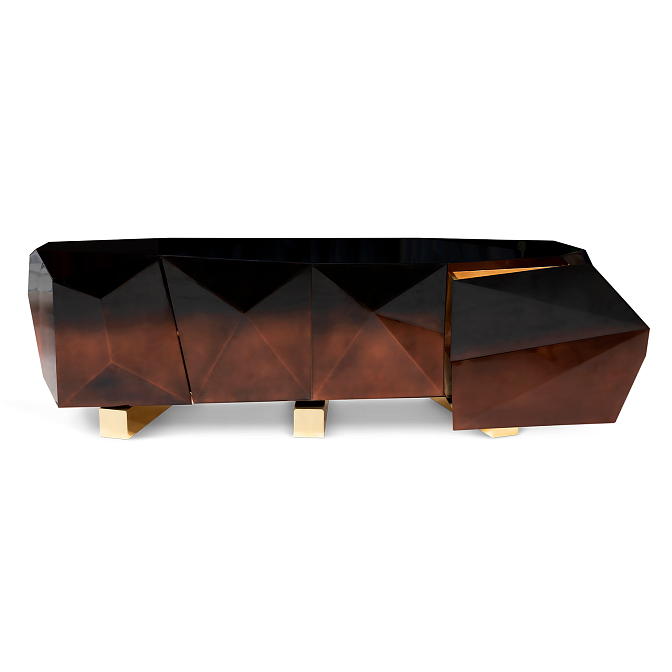Комод Boca do Lobo Diamond Chocolate XL - фото-3 | interior market