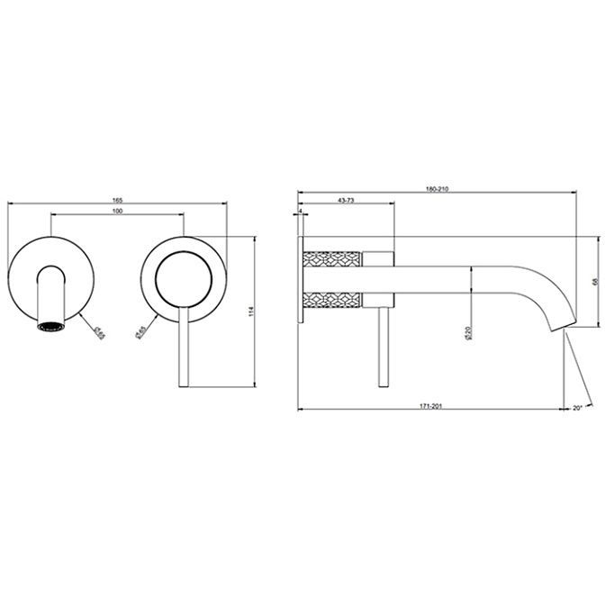 Смеситель для раковины Gessi 316 INTRECCIO - фото-2 | interior market