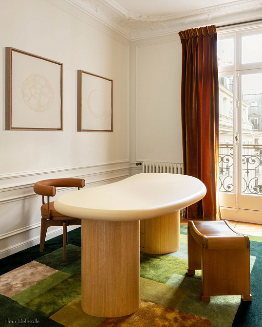 Табурет Pierre Chareau Curule à sabots - фото-3 | interior market