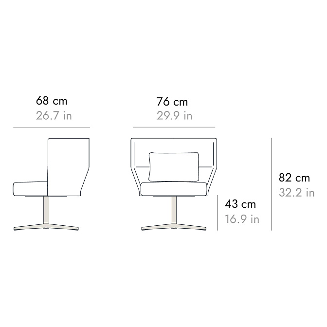 Кресло PUNT Sena - фото-3 | interior market