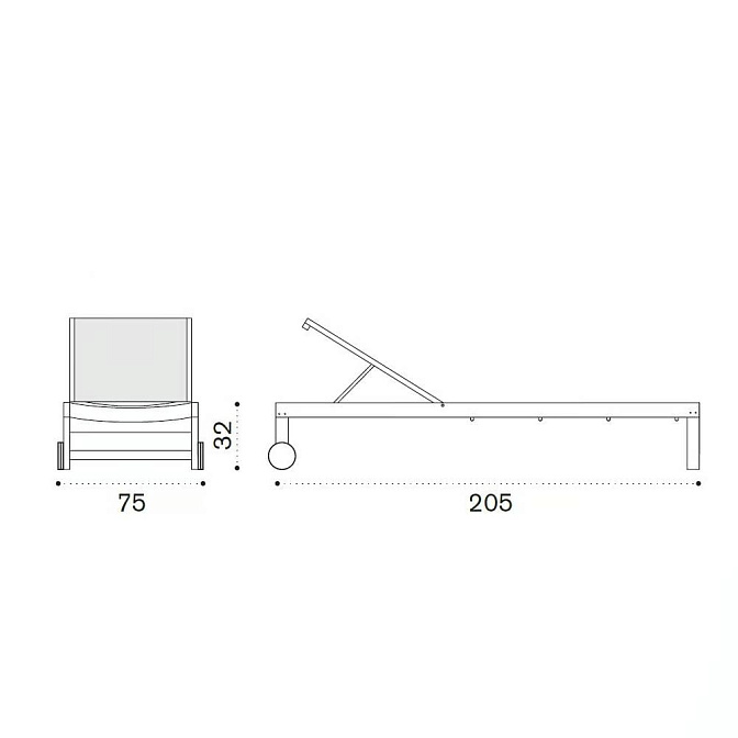 Шезлонг Ethimo Sand - фото-3 | interior market