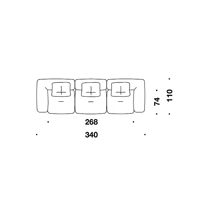 Модульный диван Moroso Me-Time - фото-4 | interior market