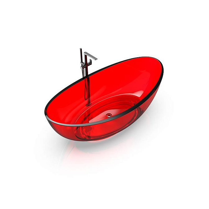 Knief 70001040 Oval Shape Ванна 180*93*56 см, цвет Rubin # 040 (Wine Red 0700-050-05) - фото-1 | interior market