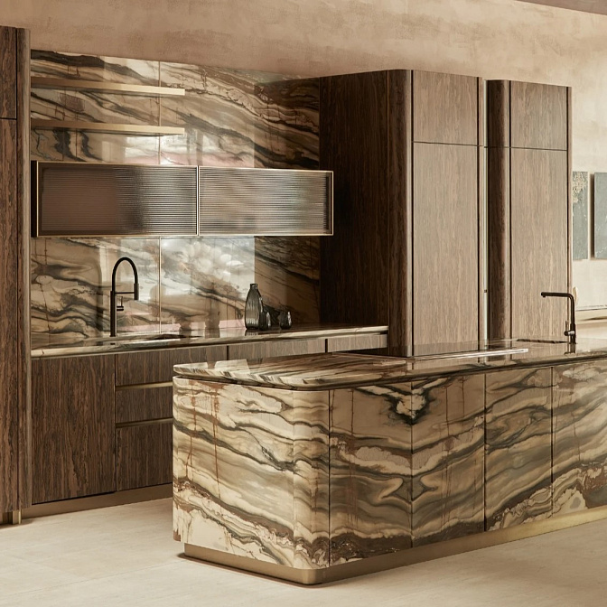 Кухня c островом Visionnaire By Ipe Cavalli Villa d'Este - фото-1 | interior market