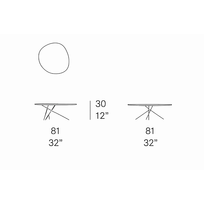 Журнальный столик Paola lenti Lever - фото-5 | interior market