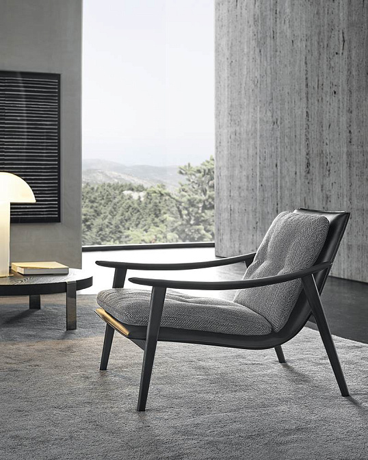 Кресло Minotti FYNN SADDLE-HIDE - фото-3 | interior market