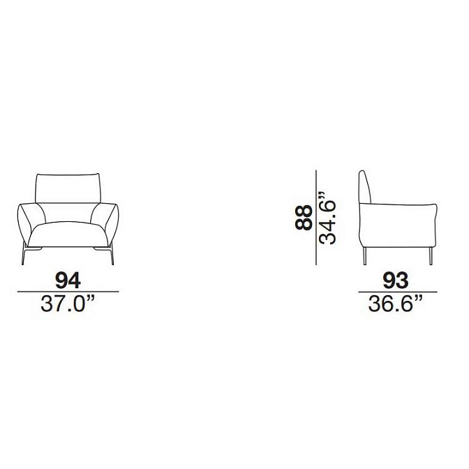 Кресло Cierre Tulip - фото-5 | interior market