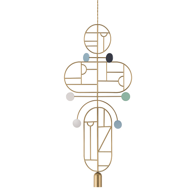 Потолочный светильник NOMON Wooden Dots - фото-1 | interior market