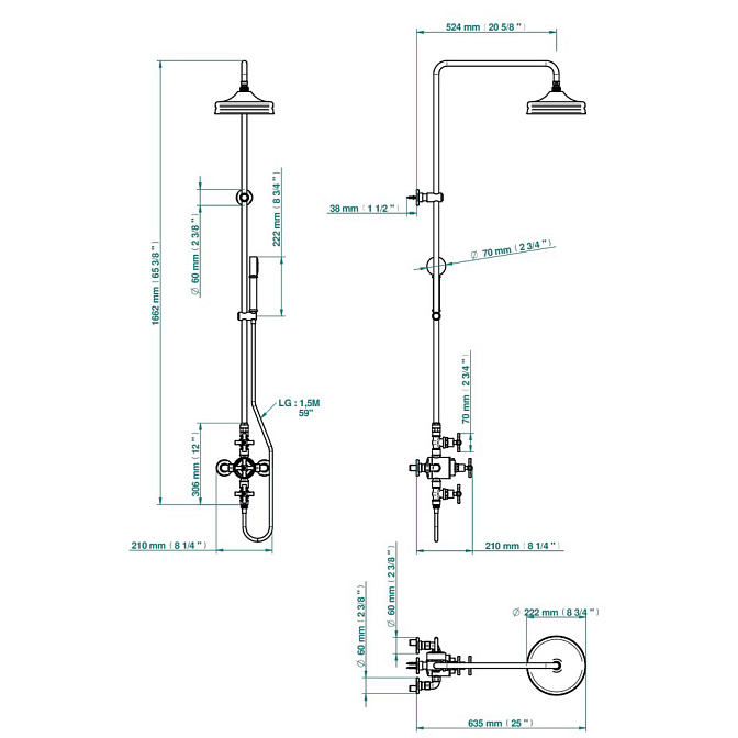 Смеситель для душа THG  - фото-2 | interior market