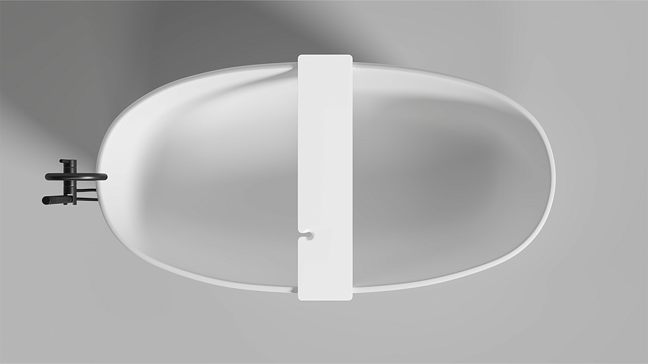 Полка для ванны матовая SALINI GABBIANO BASIC - фото-2 | interior market