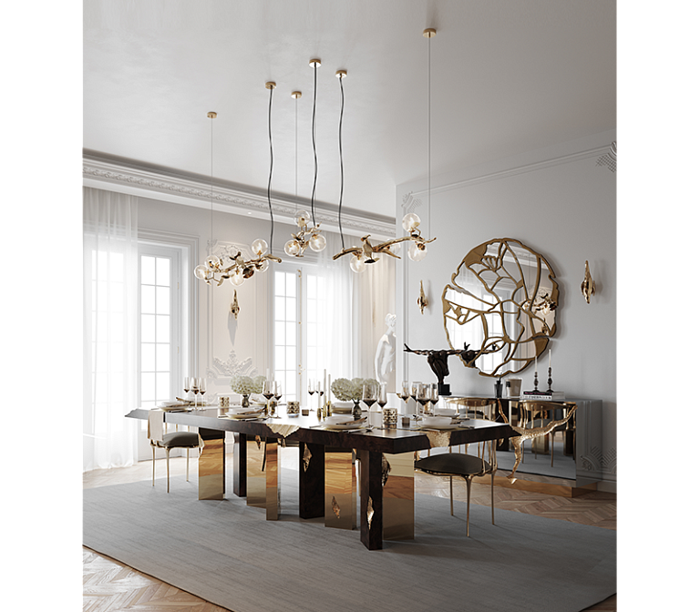 Потолочный светильник  Boca do Lobo Hera Suspension Lamp - фото-9 | interior market