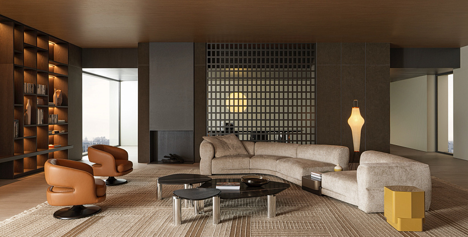 Журнальный столик Molteni Lèa - фото-6 | interior market