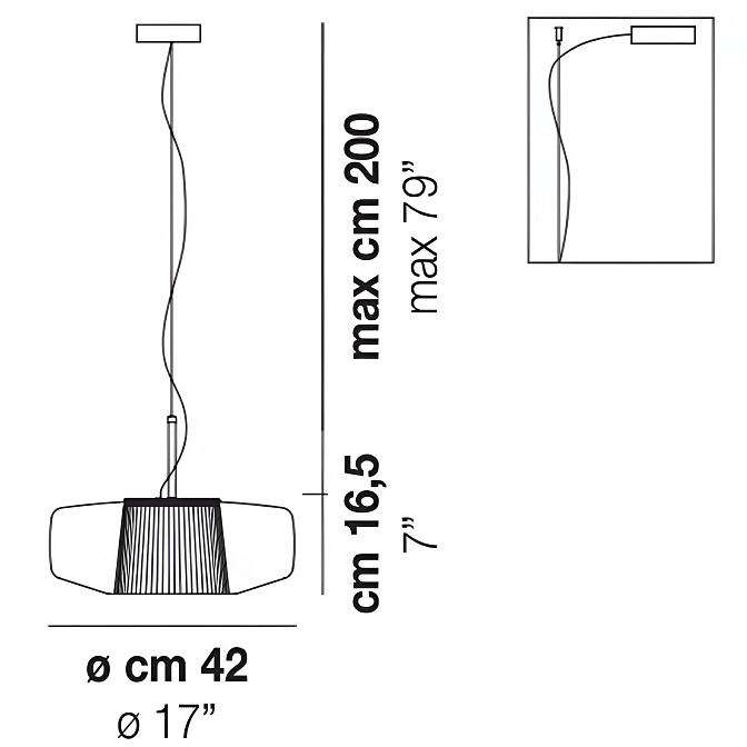 Потолочный светильник  Vistosi Plissé - фото-4 | interior market