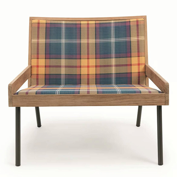 Кресло для улицы Ethimo Allaperto Mountain Tartan - фото-2 | interior market