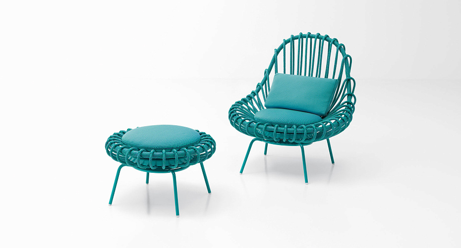 Пуф для улицы Paola lenti Giunco - фото-3 | interior market