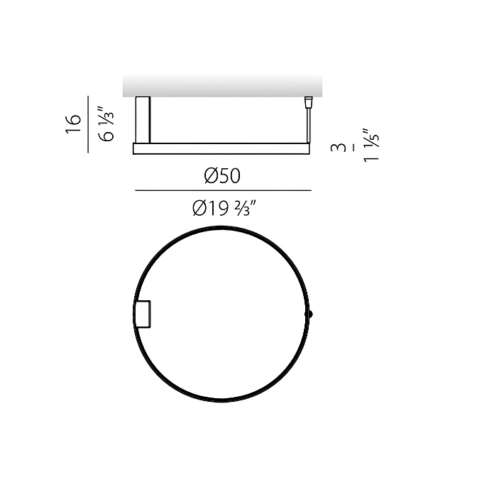 Потолочный светильник  Panzeri ZERO ROUND - фото-4 | interior market