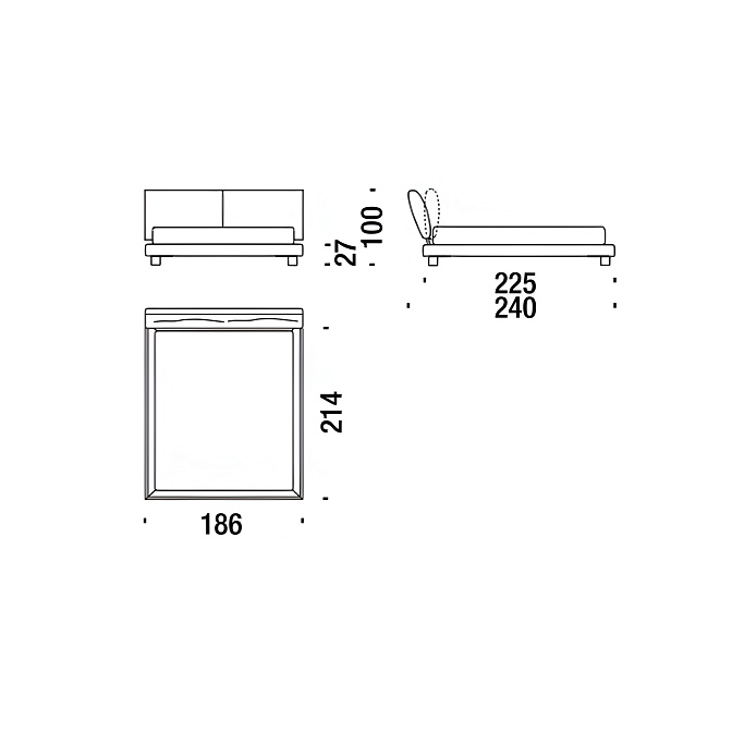 Кровать Moroso Nebula Five - фото-4 | interior market