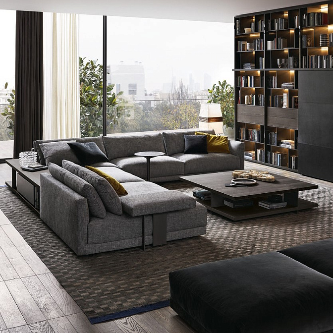 Угловой диван Poliform Bristol - фото-1 | interior market Угловой диван Poliform Bristol - фото-1 | interior market