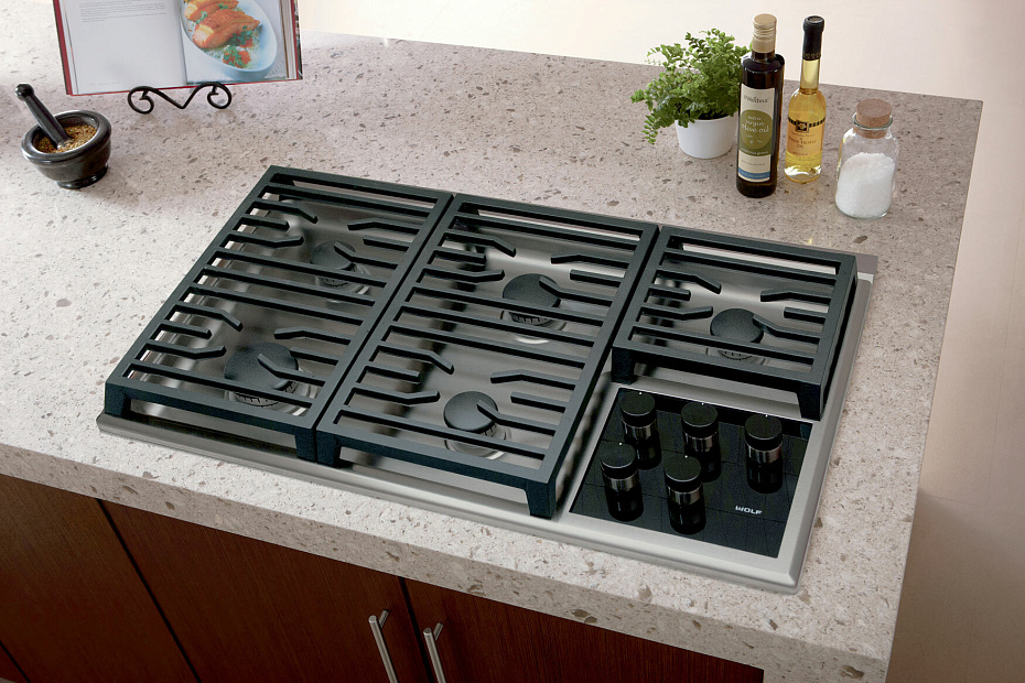 Газовая варочная панель Sub-Zero & Wolf ICBCG365T/S - фото-3 | interior market