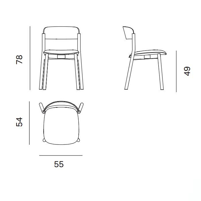 Обеденный стул Novamobili Ellen - фото-7 | interior market