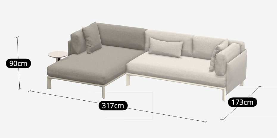 Диван Vitra 2-seater with chaise longue  - фото-6 | interior market