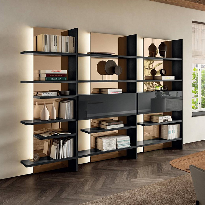 Модульный настенный стеллаж Lago Pentagram - фото-1 | interior market