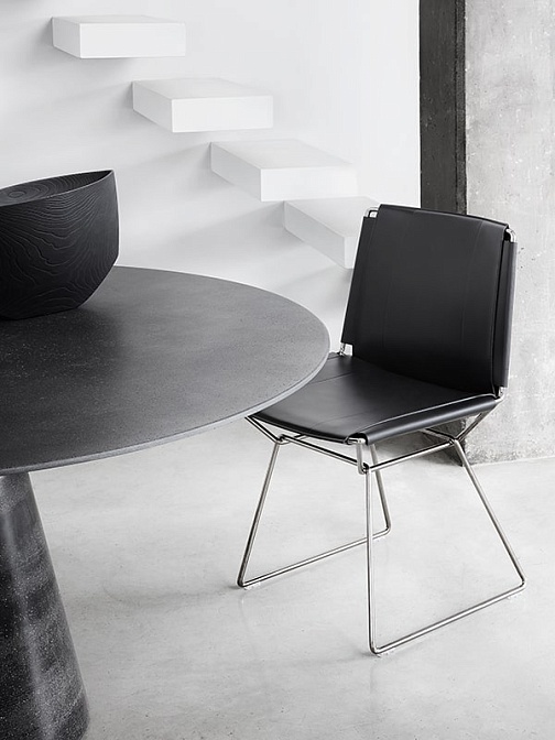 Стул MDF Italia NEIL LEATHER CHAIR - фото-5 | interior market
