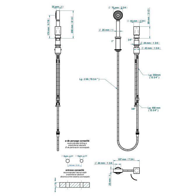 Смеситель для ванны THG Beyond crystal - фото-2 | interior market