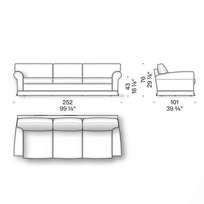 Диван De Padova Regent’s 16 - фото-4 | interior market