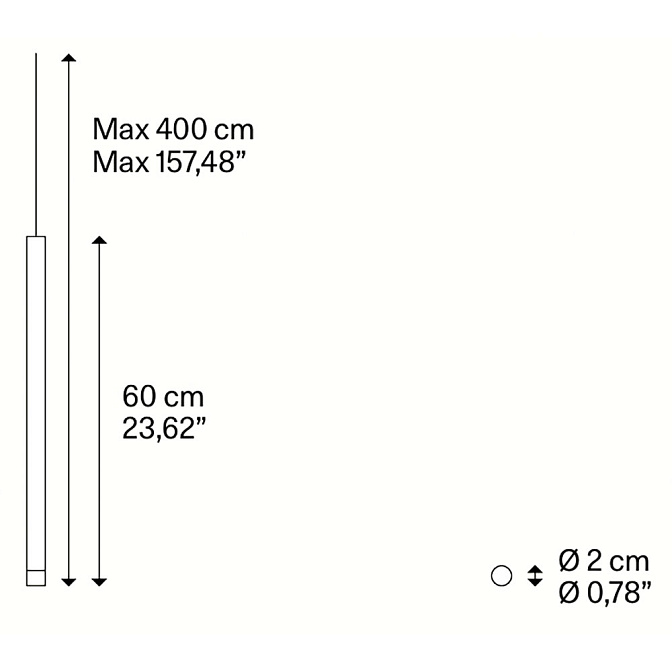 Потолочный светильник  Lodes (Studio Italia Design) A–Tube Nano medium - фото-3 | interior market