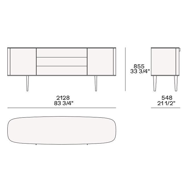 Комод Poliform Symphony - фото-2 | interior market