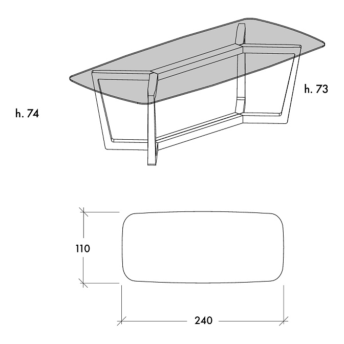 Обеденный стол Olivieri HECTOR - фото-7 | interior market