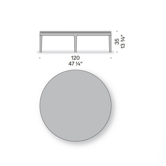 Журнальный столик De Padova Moon - фото-3 | interior market